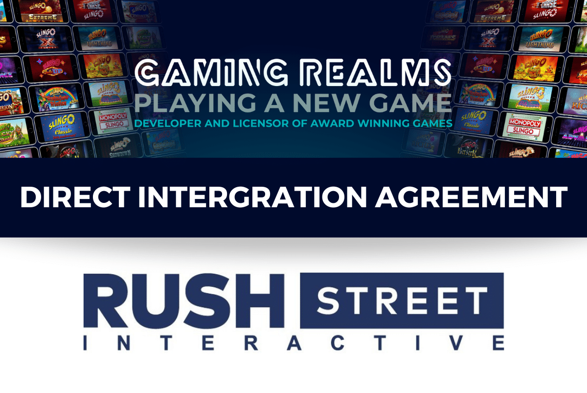 Gaming Realms secures first multi-state direct-integration agreement in the U.S. with Rush Street Interactive