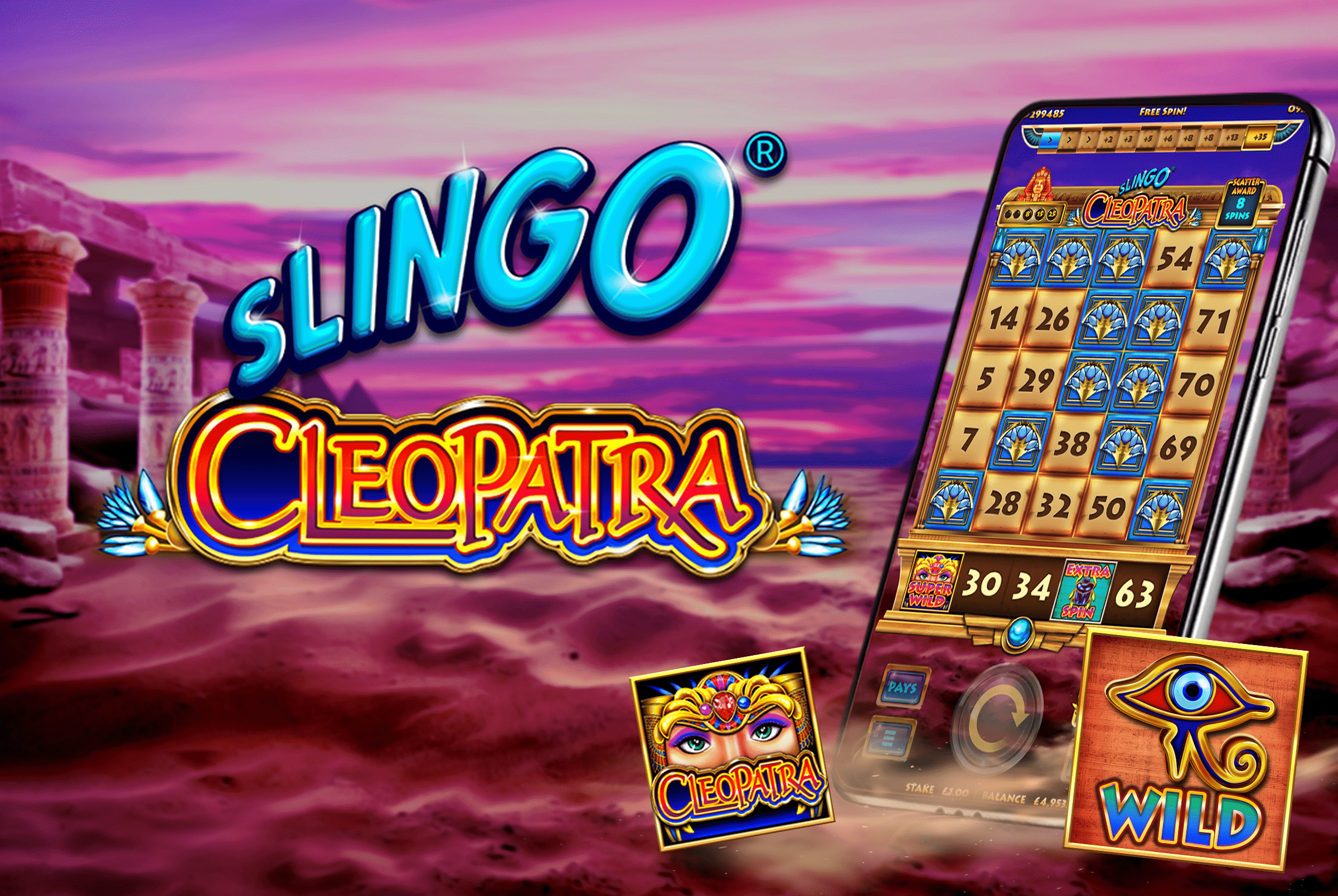 Slingo Cleopatra: Journey down the Nile with the Egyptian Goddess Herself