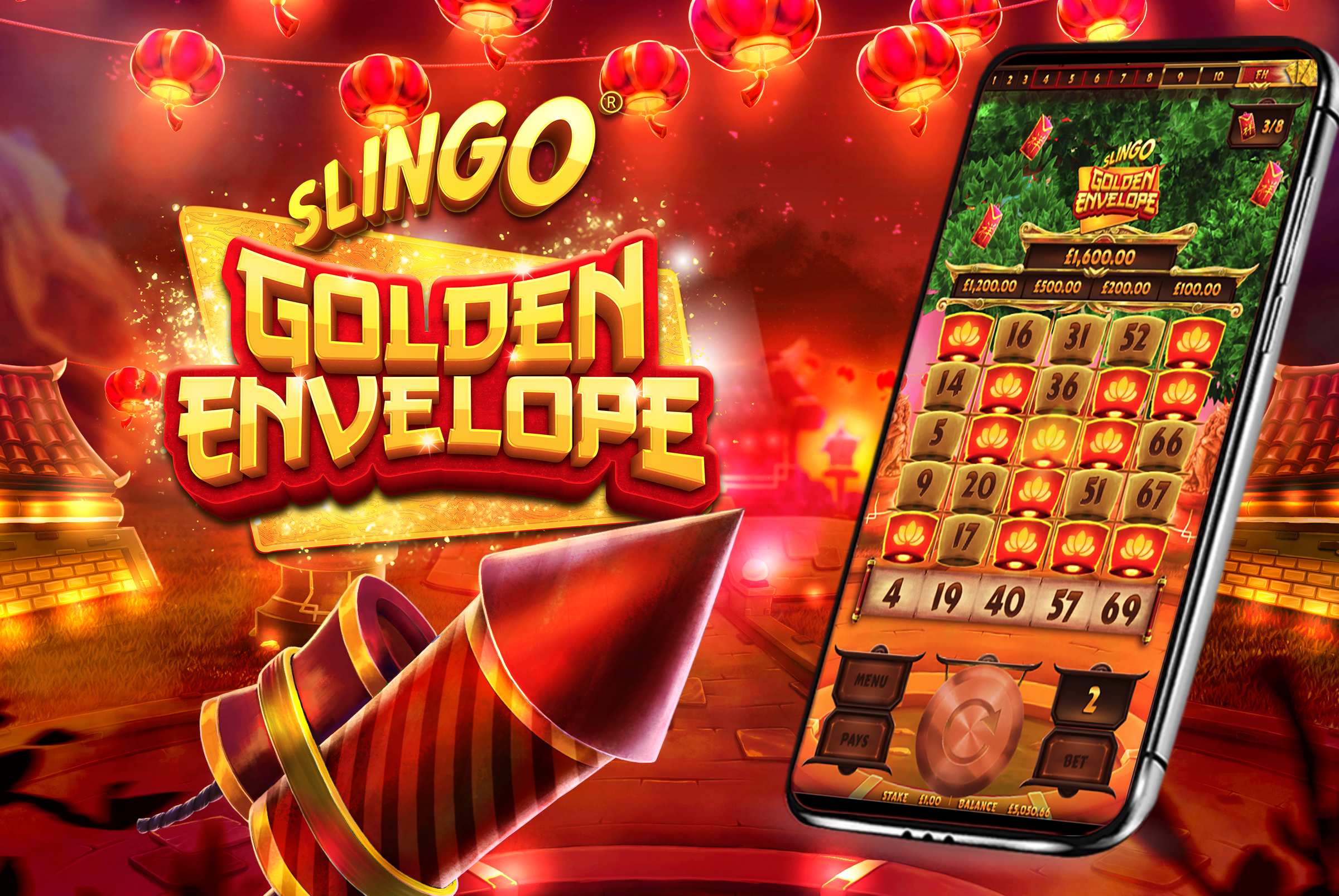 Slingo Golden Envelope: It’s Your Lucky New Year