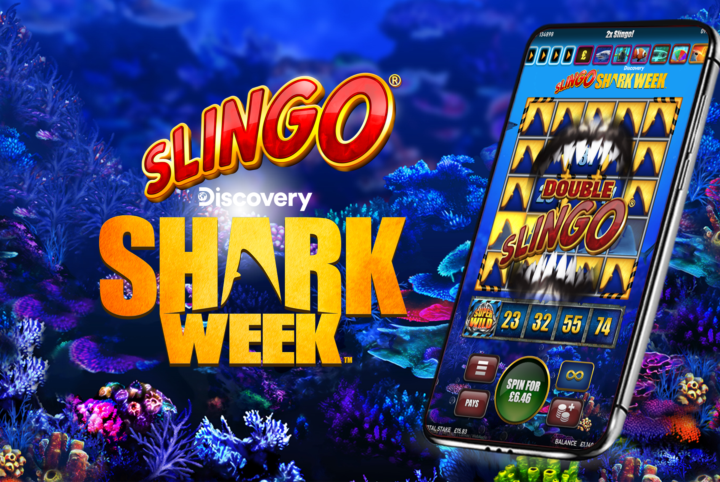 Sink or Win with Slingo Shark Week