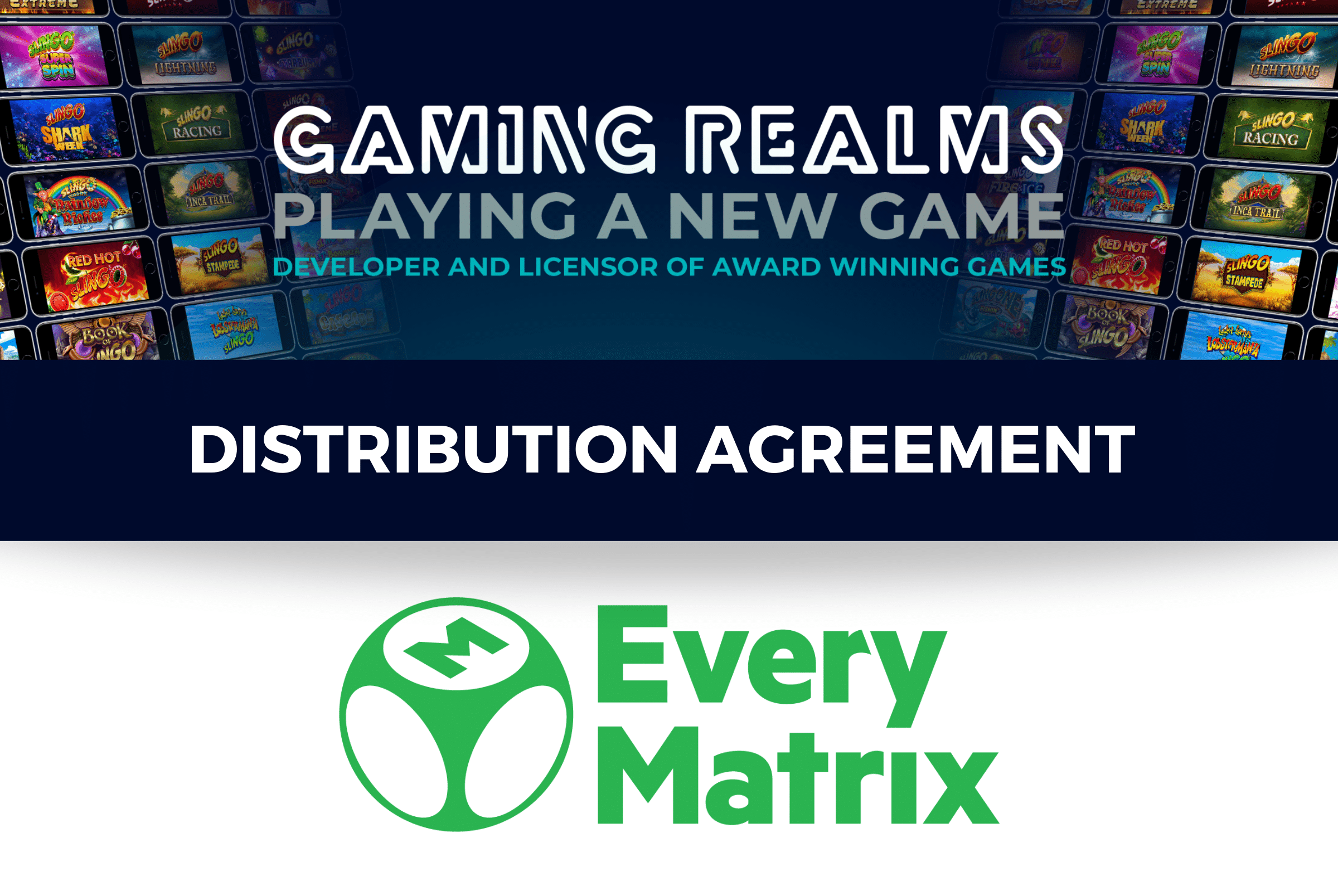 Gaming Realms integrate Slingo content with EveryMatrix’s CasinoEngine